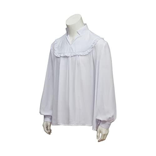 Men's Anime Cosplay Men's White Shirt Casual Tops Shirt3