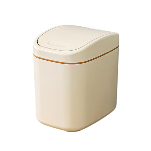 Petite poubelle de bureau à couvercle basculant mini poubelle PP