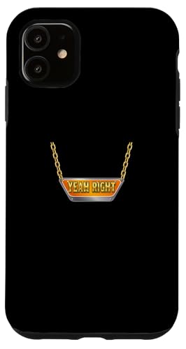�I�����W�F Yeah Right Chain Orange Graphic �X�}�z�P�[�X iPhone 11 �p