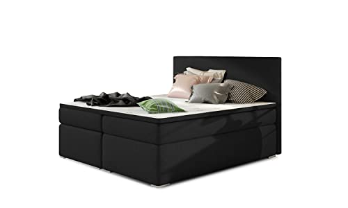 ALTDECOR Boxspringbett mit H3-Matratze (22 cm hoch) mit Bonellfederung +...