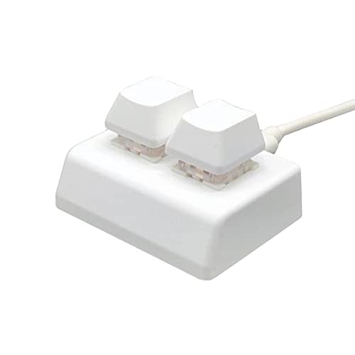 Image of 2 Key Backlit Mechanical Gaming Keyboard for Audio Programming Gaming Switch White