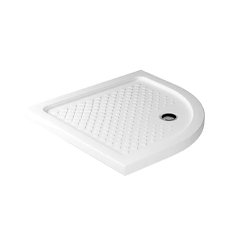 Receveur de douche d'angle en céramique H. 6 cm 90 x 90 H 6