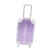 Doll Accessories Suitcase Doll Travel Luggage Doll Accessories for 18inch Fashion Doll Life Scene Layout, Light Purple
