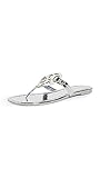 Tory Burch Women's Miller Sandals, Argento, Silver, Metallic, 6 Medium US