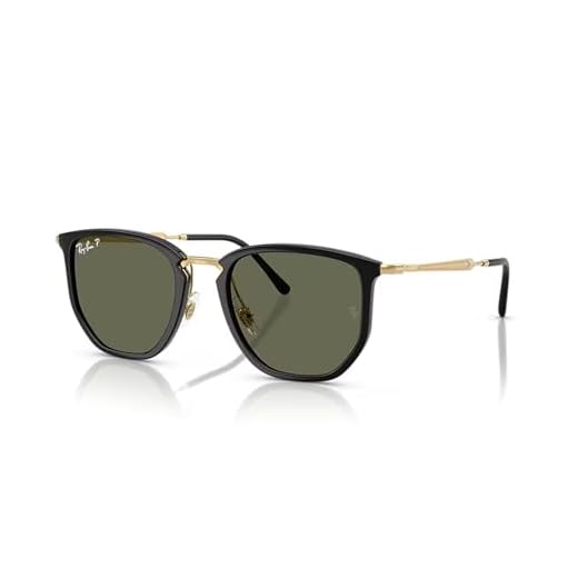 Óculos de Sol Ray-Ban Polarizado 0RB4451 630658 Tam 53 / Preto - Lentes Verde