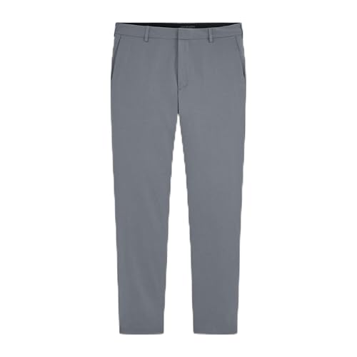 Van Heusen Men's Temperature Control Slim Fit Flat Front Stretch Dress Pant, Non-Iron, Stretchable Waistband, Cooling Fabric