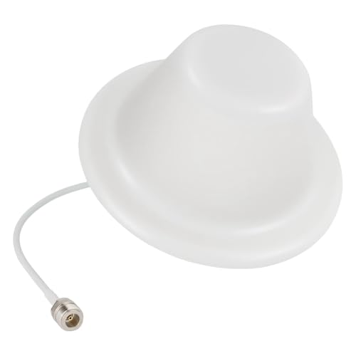Buhdjfnke Antena de techo omnidireccional para interiores - N hembra - 3G/4G/GSM/LTE - banda ancha de alto rendimiento