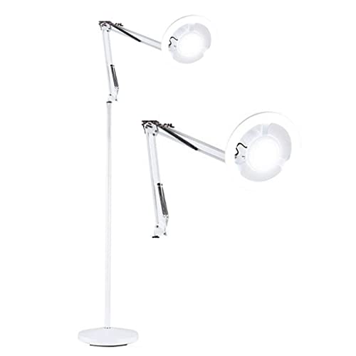Lámpara de pie con brazo ajustable y 28W de potencia