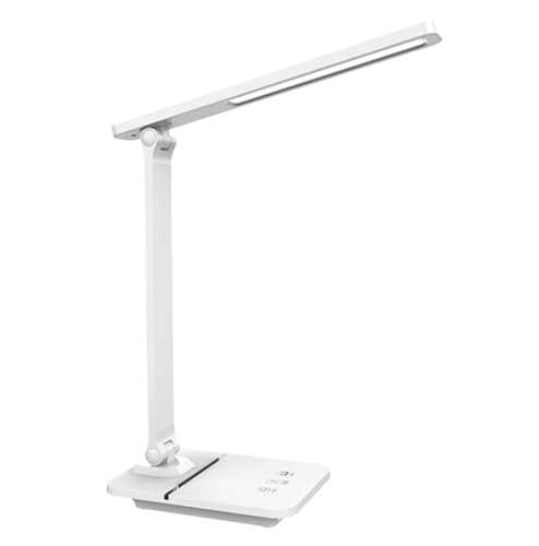 JYARZ Lampara Escritorio para Oficina Lámpara De Escritorio LED Inalámbrica con Batería Recargable Y Regulador Intensidad Moderno Flexo Escritorio