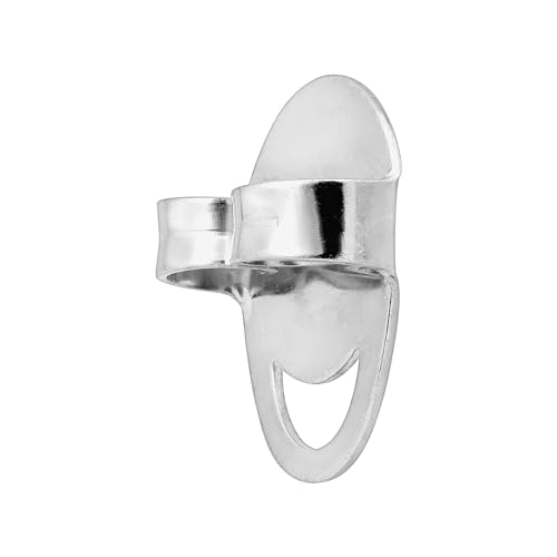 Silpada Flat Back Earring Set for Women, .925 Sterling Silver, Prevent Tipping Forward or Drooping from Heavy Earrings, 'Three Pair Happy Back'2