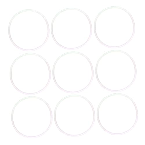 BRIGHTFUFU 10PCS Silicone Sealing Rings for Juicers Leakproof Kitchen Accessory Oil Abrasion Resistant for Daily Use and Kitchen Applications