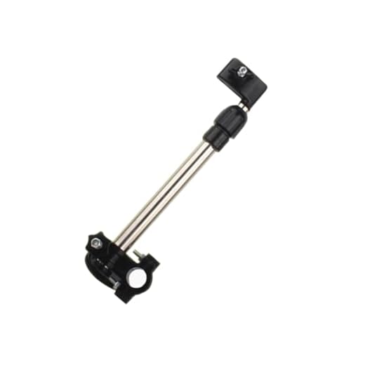LIOOBO Schirmhalterung Teleskop Verstellbarer Regenschirm-Halter für Fahrrad Kinderwagen Rollator Rollstuhl 2 LIOOBO Schirmhalterung Teleskop Verstellbarer Regenschirm-Halter für Fahrrad Kinderwagen Rollator Rollstuhl