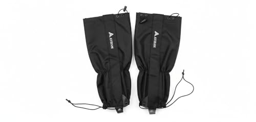 Image of AVIRAM Waterproof Windproof Hiking Gaiters - Lightweight Trekking, Climbing & Outdoor Leg Protection (1 Pair)