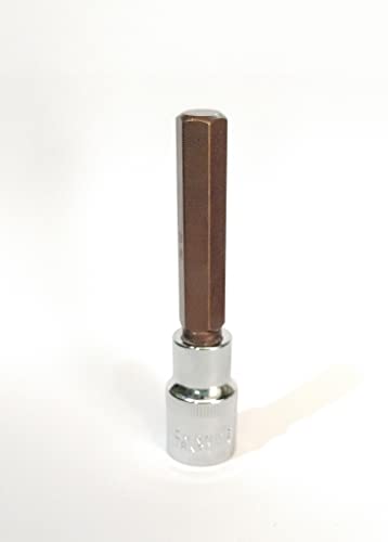 Image of CRV 1 /2 inch Drive 12 mm Long Allen Hex Bit Socket, Heavy Duty use, Workshop, Garages, Chrome Vanadium Steel, Rust Free Hardened and Tempered, Anti-Slip & Anti-Corrosion properties