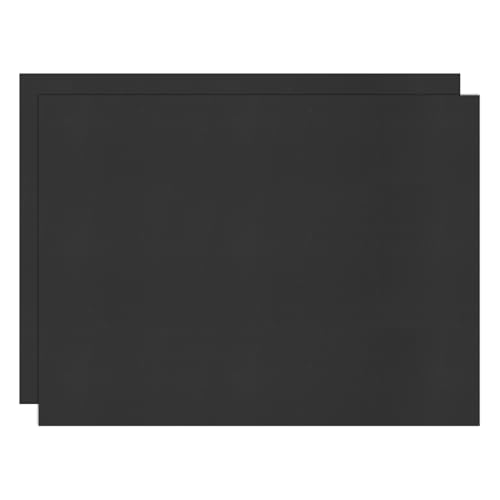 Image of M METERXITY 2-Pack Corrugated Plastic Sheets, 12 Inch x 16 Inch Waterproof Blank Corrugated Poster Board Yard Signs for Garage Sale /Office /Classroom /Party /Lawn Sign Road [4mm Thick, Black]