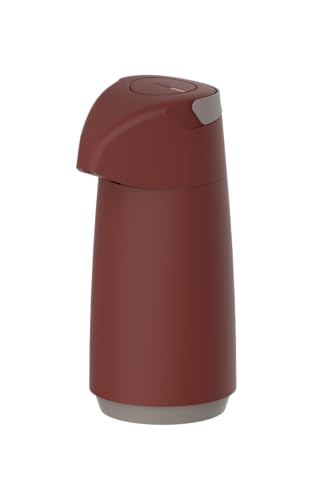 Garrafa Térmica Tramontina Exata em Plástico Vermelho com Ampola de Vidro1 L