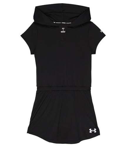 Tunique de plage Under Armour fille noire pour vacances d'été