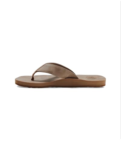Image of Volcom Men's Daycation Flip Flop Sandal - Soft Brushed Recliner Comfort Foam Footbed