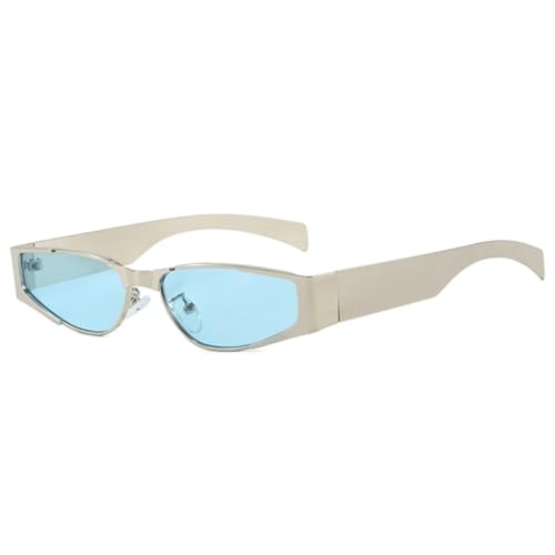 Lunettes de soleil œil de chat rétro avec rivets tendance couleur bonbon