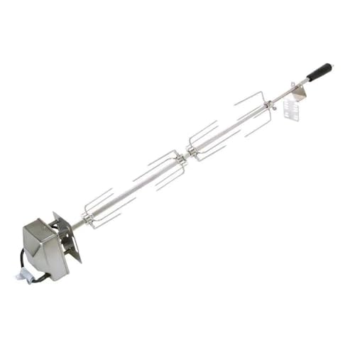 Image of Spire 36 in. Rotisserie Grilling Kit with Motor, 4 Forks, Stainless Steel