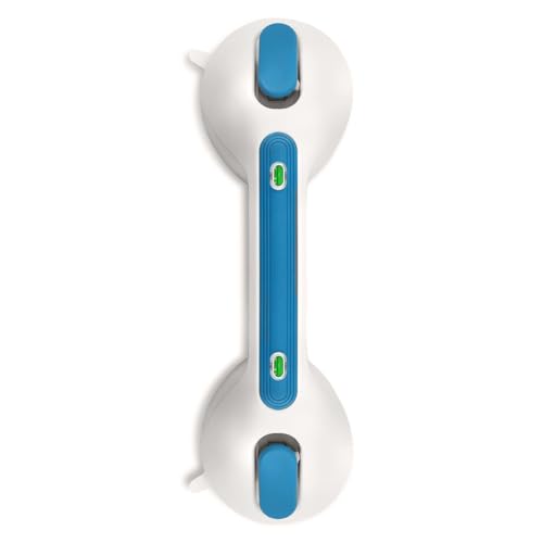 Newthinking Suction Grab Rails for Bathroom, Portable Suction Bathtub Handles with Indicator, Suction Safety Shower Grab Handles Mobility Aids for Elderly Disabled