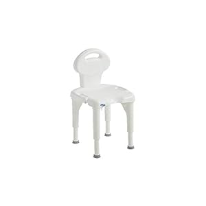 Invacare douche-/toiletstoel staand Opale I-Fit, frame kunststof, frame wit
