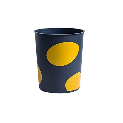 Poubelles, Poubelles Imprimées, Corbeille À Papier Style Nordà Pois Ondulés Et Couleurs Contrastées, Pour Salon Ou Bureau/Jae/A