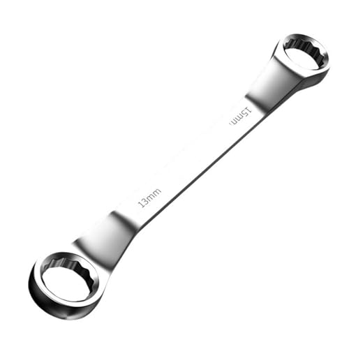 45 grados doble llave de anillo Llave acodada Garaje Taller Reparación Herramienta de Mano Templado Llave Llave Acoplada Doble Llave Llave Anular Juego