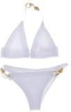 Yikko 1/6 Scale 12 inch Female Doll Clothes, Women Figure Doll Clothing Kit, Top and Bottom Underwear Set, Bikini Bathing Suit for 12 inch Phicen, TBLeague Action Figures - (White)