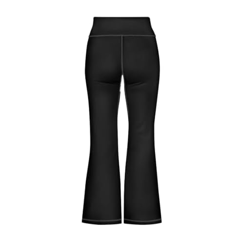 Image of Girls Flare Leggings 5-14T Cute Bell Bottoms for Girl Yoga Pants for Gym