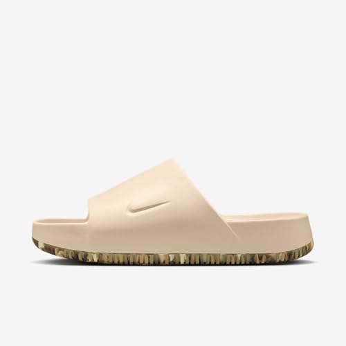 Nike Calm Men's Slides (FD4116-101, Sanddrift/Light Khaki/Fauna Brown/Sanddrift)2