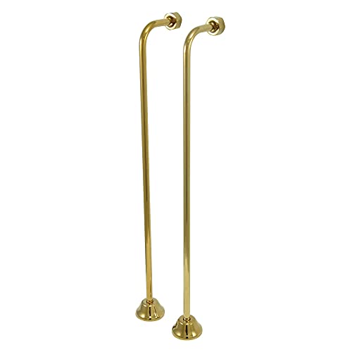 Kingston Brass CC462 Vintage Single Offset Bath Supply, 22", Polished Brass