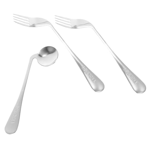 WOFASHPURET 1 セット製 角スプーン フォーク 者 人用 食事 具 用フォーク本 点