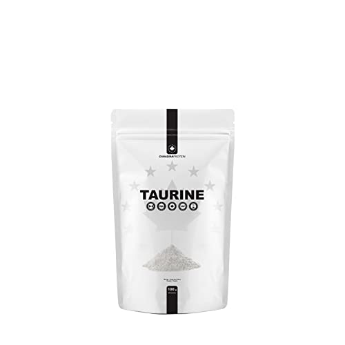 Canadian Protein Taurine Powder | 454g of 300 Servings of Amino Acid Supplement for Cardiovascular Support, Improved Athletic Performance & Increased Muscle Mass