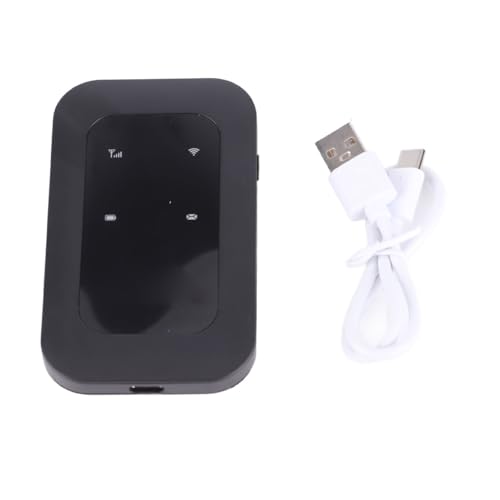 Image of Yoidesu Portable 4G LTE Mobile WiFi Hotspot, 150Mbps Mini Router, SIM Card Slot, Connect Up to 10 Devices, 2100mAh Battery, USB Charging Cable for Laptop Smartphone Travel