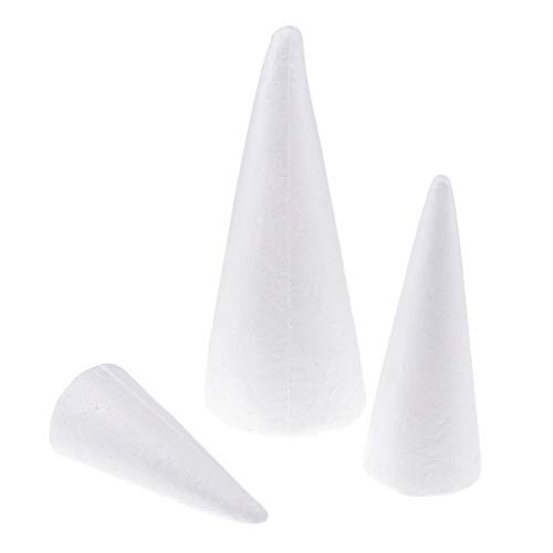 3 misure per pezzo. Altezza 1: circa 15 cm; altezza 2: circa 20 cm; altezza 3: circa 25 cm