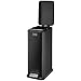 BLACK DECKER BXBN0008E 20L Slimline Pedal Bin with Soft Close Lid, Stainless Steel, 56 cm x 22 cm x 36 cm