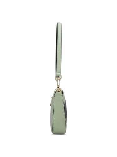 Image of Da Milano Women's Leather Shoulder Bag - Mint