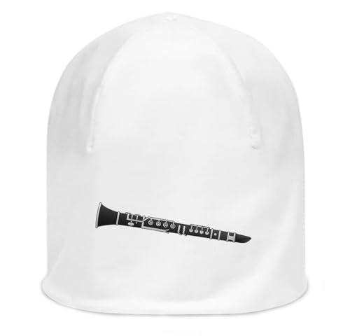 Bonnet Clarinet Art en coton fin de qualité supérieure blanc et extensible