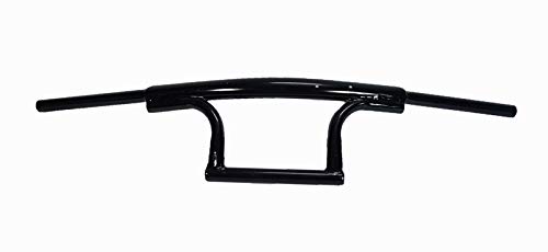 AOW Attractive Offer World Bike Handle Bar Dual Triple Curved Pipe Handlebar Black for Royals Enfiield 500-image-18