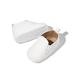 Morbido Infant Baby Boys Girls Canvas Sneaker Toddler Slip On Anti Skid Newborn First Walkers Candy Shoes for 0-18 Months