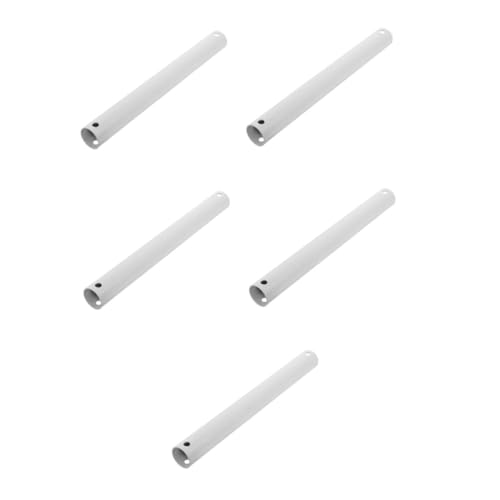 DIYEAH 5 Piezas Extensión Metálica para Ventilador de Techo Barra Resistente para Reducción de Ruido y Estabilidad Compatible con Repuestos de Ventiladores y Lámparas de Techo y Mejora la