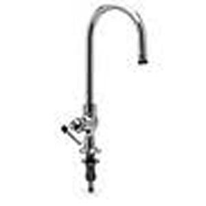 T&S Brass B-0305 Rigid base valve single hole gooseneck B-0305