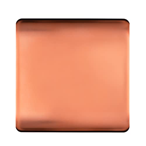 Trendi Plaque d'obturation tactile moderne en cuivre Cover