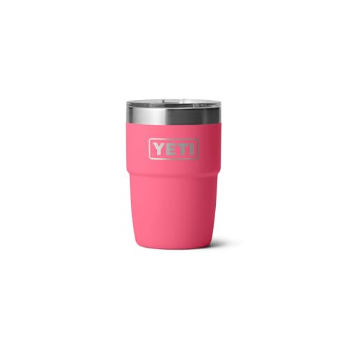 YETI Rambler 8 oz Insulated Coffee Mug with Lid - Stackable Double-Wall Vacuum Insulated Coffee Cup - DuraSip Ceramic Lining - Barista-Friendly Design - Stainless Steel - Dishwasher Safe - image 1