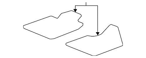 GM Accessories 20908552 Third-Row One-Piece Carpeted Floor Mat in Dark Titanium for Models with Second-Row Captain's Chairs