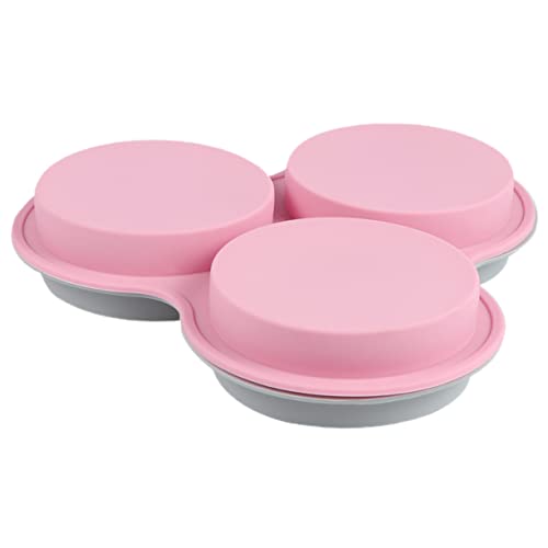 OFFSCH 2Pcs Silicone Muffin Pan Non Stick Cupcake Molds Lightweight Baking Tools for Easy for Home Professional Use Colors