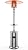Propane Patio Heater With Table,48000 Btu Outdoor Gas With Ignition Systems and Wheels,Double Layer Burner Propane Heater for Backyard Garden Deck Gazebo