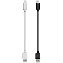1FT Short USB C Cable, Type-C Fast Charging Cord 5 Pack, Black