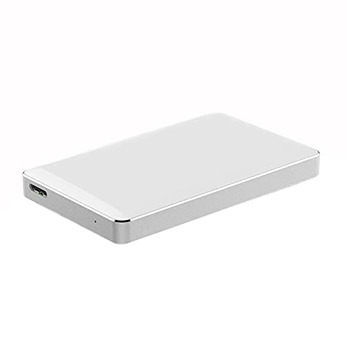 Hard disk esterno portatile HDD 500 gb / 320 gb / 800 gb, USB 3.0 per memorizzazione dati mobile, adatto per PC, desktop, laptop, Xbox One, Ps4, MacBook, Smart TV (500 GB, bianco)